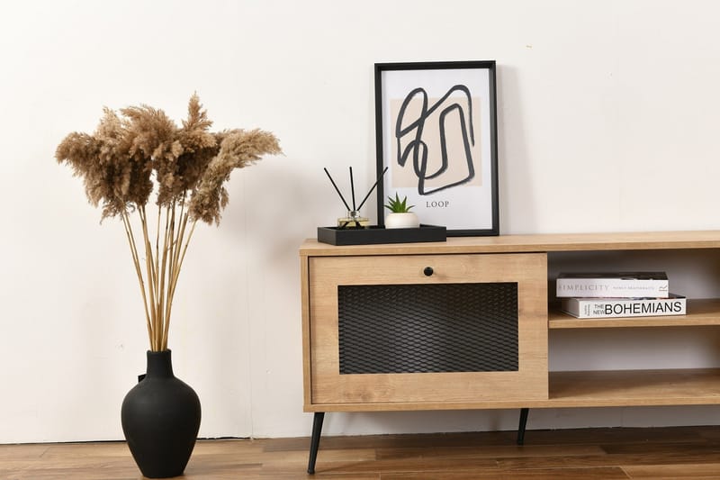 Huff TV-benk 138 cm - Eik - Møbler - Mediamøbel & tv møbel - TV-benk & mediabenk