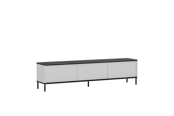 Imaj Gulvstående TV-benk 180 cm med Oppbevaring i Malt Tre - Hvit - Møbler - Mediamøbel & tv møbel - TV-benk & mediabenk