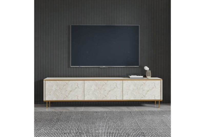 Imaj TV-benk 180 cm - Gull/Taupe - Møbler - Mediamøbel & tv møbel - TV-benk & mediabenk
