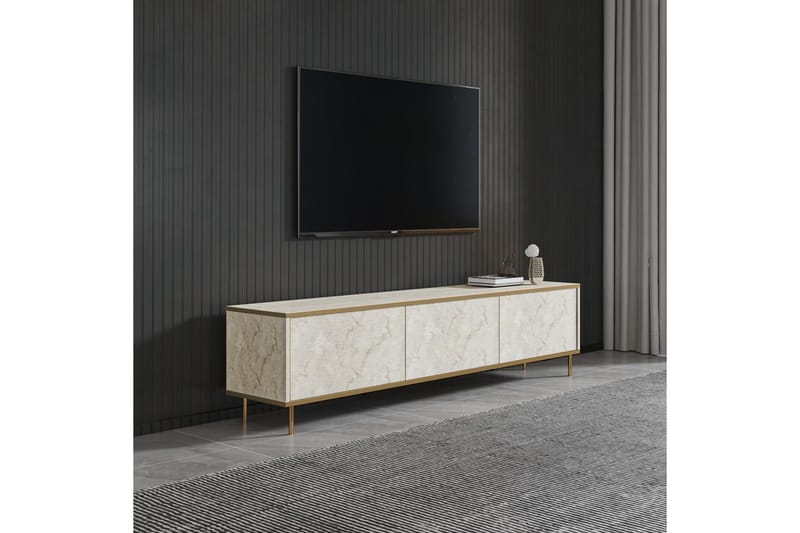 Imaj TV-benk 180 cm - Gull/Taupe - Møbler - Mediamøbel & tv møbel - TV-benk & mediabenk