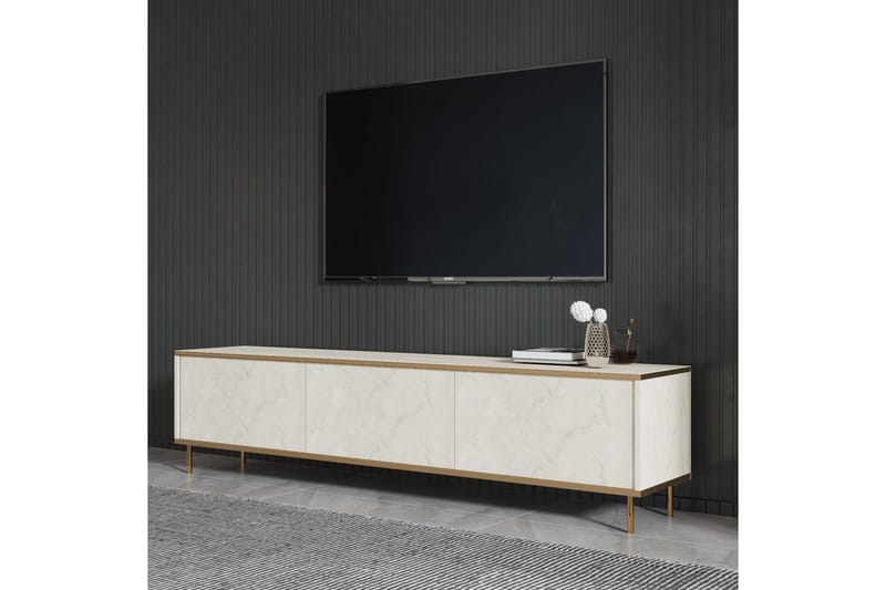 Imaj TV-benk 180 cm - Gull/Taupe - Møbler - Mediamøbel & tv møbel - TV-benk & mediabenk