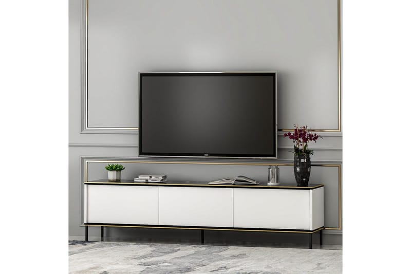Imaj TV-benk 180 cm - Hvit - Møbler - Mediamøbel & tv møbel - TV-benk & mediabenk