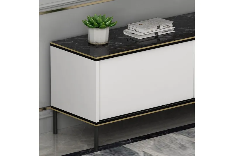 Imaj TV-benk 180 cm - Hvit - Møbler - Mediamøbel & tv møbel - TV-benk & mediabenk