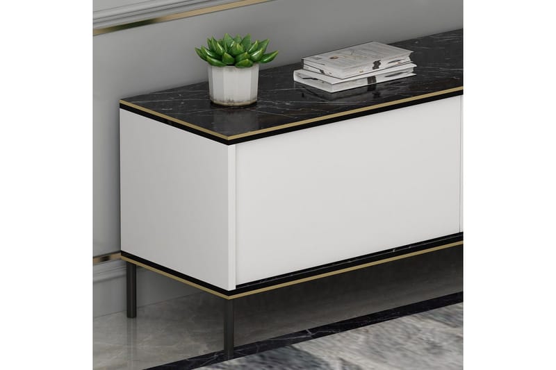 Imaj TV-benk 180 cm - Hvit - Møbler - Mediamøbel & tv møbel - TV-benk & mediabenk