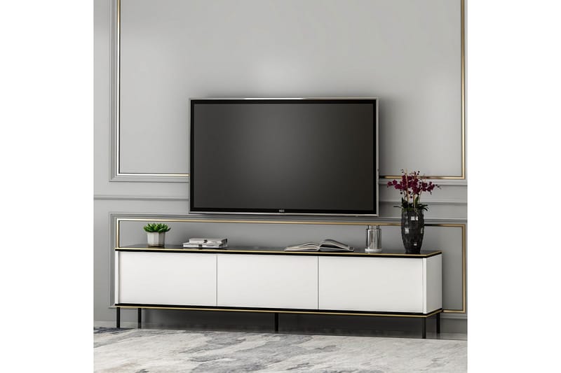 Imaj TV-benk 180 cm - Hvit - Møbler - Mediamøbel & tv møbel - TV-benk & mediabenk