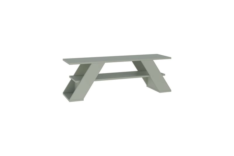 Janesh TV-benk 120 cm - Olive/Hvit - Møbler - Mediamøbel & tv møbel - TV-benk & mediabenk