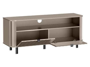 Joriel Gulvstående TV-benk 137 cm med Oppbevaring i Tre - Lysebeige - Møbler - Mediamøbel & tv møbel - TV-benk & mediabenk