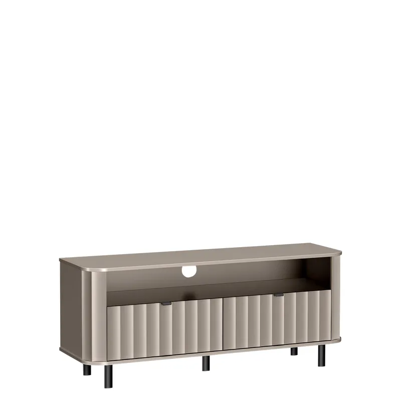 Joriel TV-benk 137 cm, Beige|svart