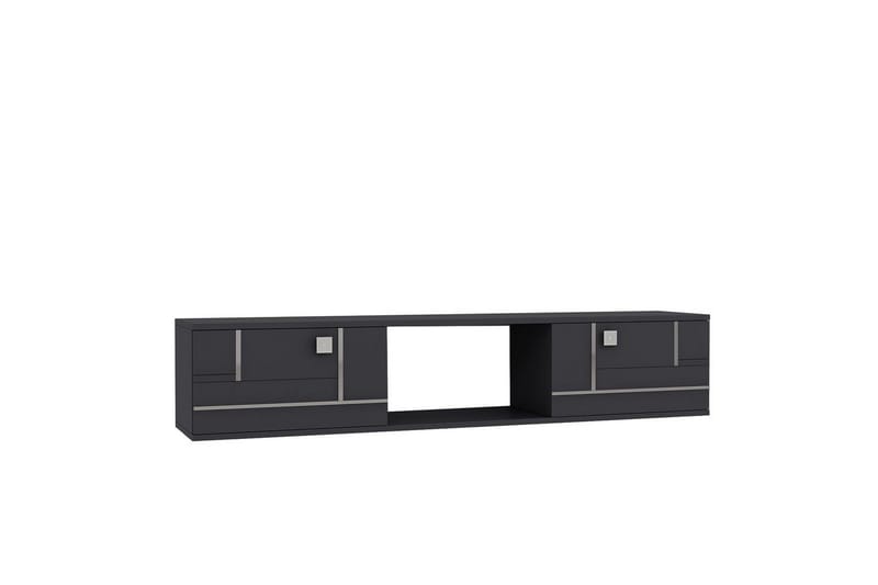 Jorin TV-benk 150 cm - Antrasitt/Sølv - Møbler - Mediamøbel & tv møbel - TV-benk & mediabenk