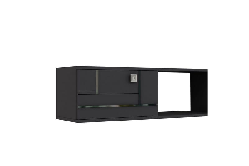 Jorin TV-benk 150 cm - Antrasitt/Sølv - Møbler - Mediamøbel & tv møbel - TV-benk & mediabenk