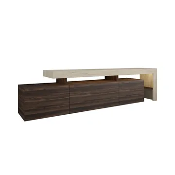 Jurukovo TV-benk 192x53x37 cm - Valnøtt - Møbler - Mediamøbel & tv møbel - TV-benk & mediabenk