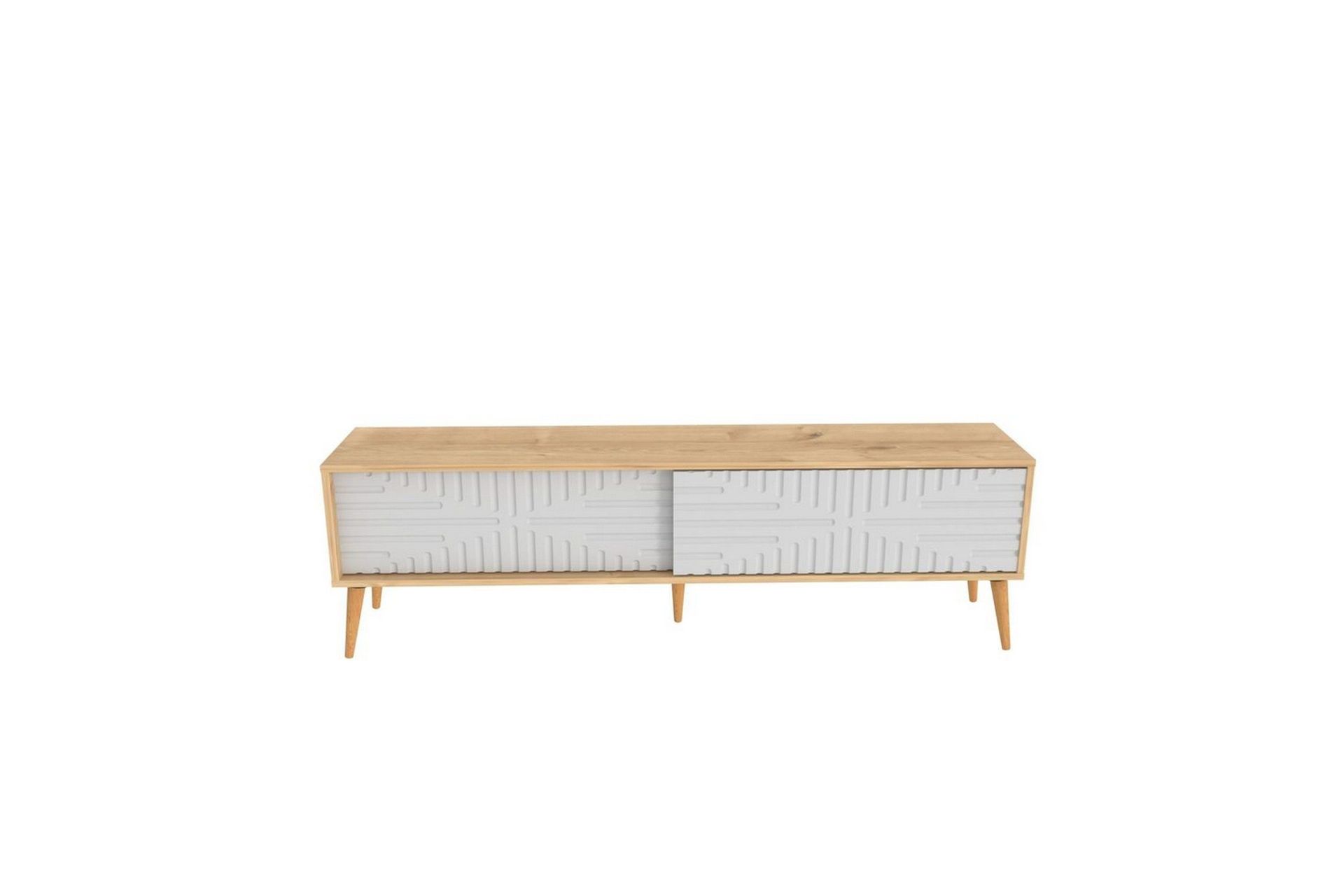 Kalon TV-benk 180 cm - Eik/Hvit