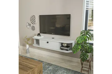 Kalvos TV-benk 120 cm - Hvit - Møbler - Mediamøbel & tv møbel - TV-benk & mediabenk