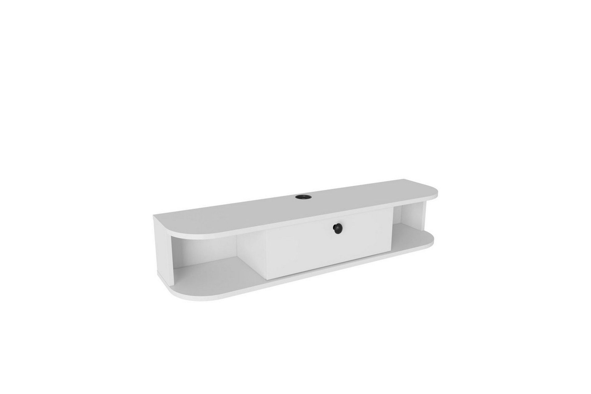 Kalvos TV-benk 120 cm - Hvit