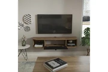 Kalvos TV-benk 120 cm - Sort/Eik - Møbler - Mediamøbel & tv møbel - TV-benk & mediabenk