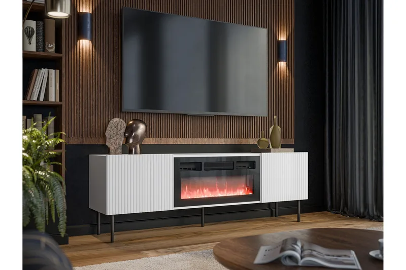 Kamta TV-benk 180 cm - Hvit - Møbler - Mediamøbel & tv møbel - TV-benk & mediabenk