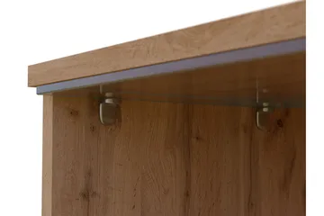 Kanak TV-benk 140 cm - Natur / Hvit - Møbler - Mediamøbel & tv møbel - TV-benk & mediabenk