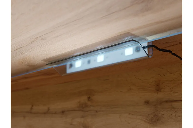 Kanak TV-benk 140 cm - Natur / Hvit - Møbler - Mediamøbel & tv møbel - TV-benk & mediabenk