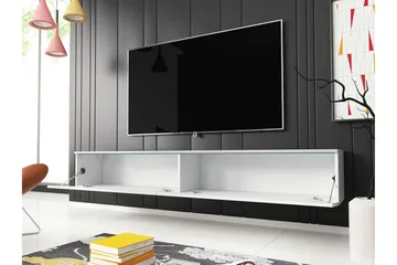 Kanak TV-benk 180 cm - Natur / Svart - Møbler - Mediamøbel & tv møbel - TV-benk & mediabenk