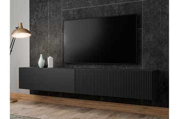 Kangana TV-benk 200 cm - Svart - Møbler - Mediamøbel & tv møbel - TV-benk & mediabenk