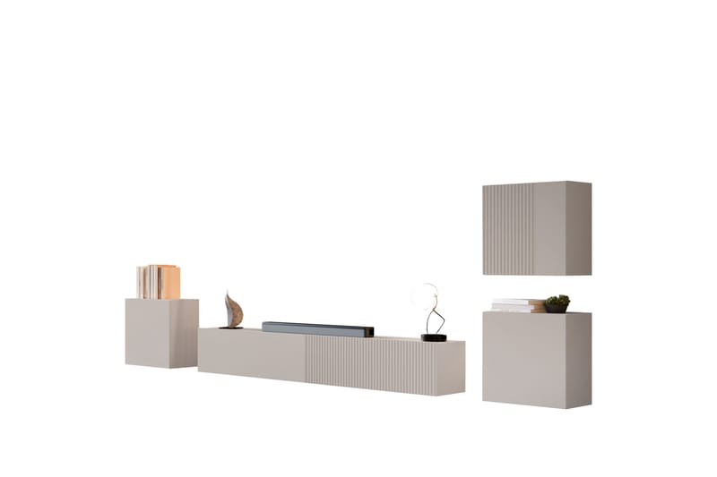 Kangana Tv-Møbelsett, Beige