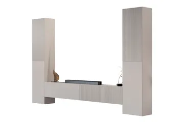 Kangana Tv-Møbelsett - Beige - Møbler - Mediamøbel & tv møbel - TV-møbelsett