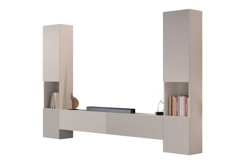 Kangana Tv-Møbelsett - Beige - Møbler - Mediamøbel & tv møbel - TV-møbelsett