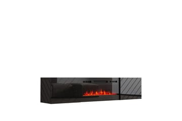 Kanki TV-benk 183 cm - Svart - Møbler - Mediamøbel & tv møbel - TV-benk & mediabenk