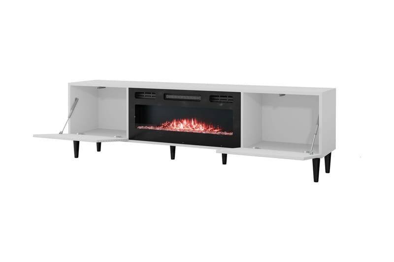 Kannu TV-benk 181 cm - Svart - Møbler - Mediamøbel & tv møbel - TV-benk & mediabenk