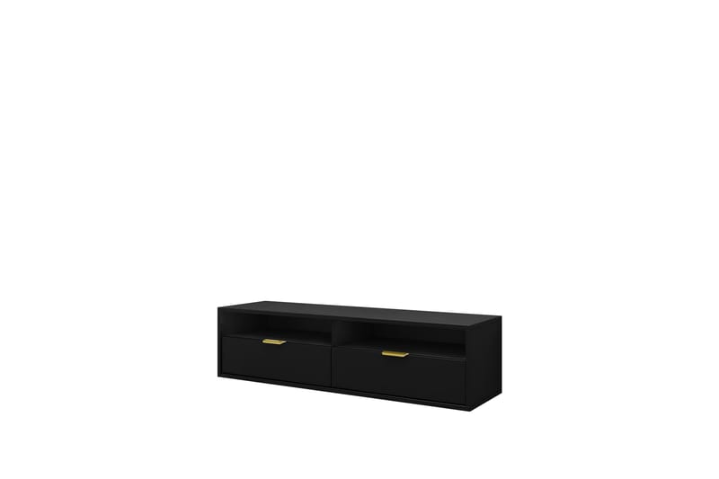 Kanon TV-benk 140 cm - Svart - Møbler - Mediamøbel & tv møbel - TV-benk & mediabenk