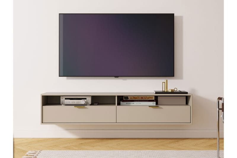 Kanon TV-benk 175 cm - Beige - Møbler - Mediamøbel & tv møbel - TV-benk & mediabenk