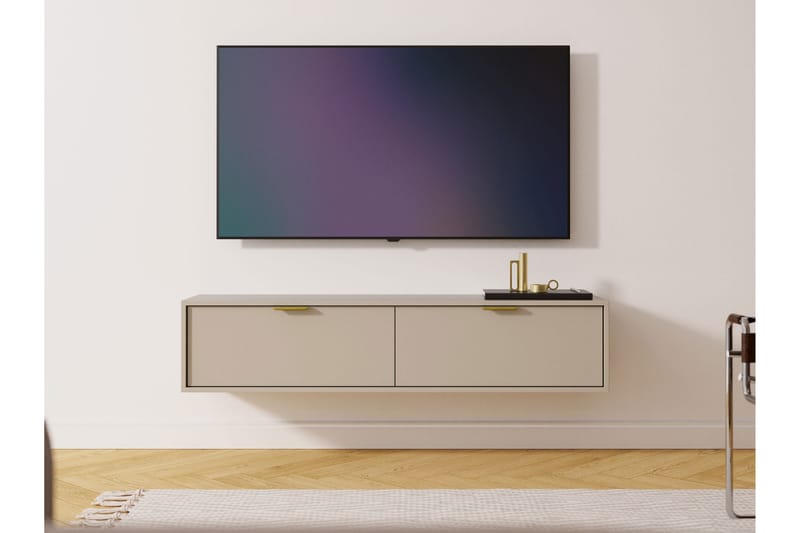 Kanta TV-benk 140 cm - Beige - Møbler - Mediamøbel & tv møbel - TV-benk & mediabenk