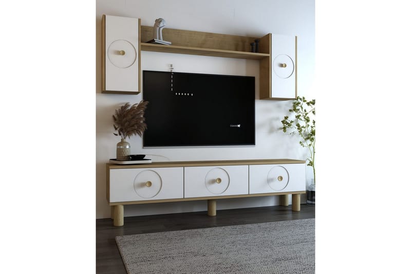 Katsuyoshi TV-skap - Hvit - Møbler - Mediamøbel & tv møbel - TV-skap