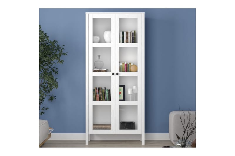 Kelric Bokhylle 80 cm - Natur/Hvit - Oppbevaring - Hyller - Bokhylle