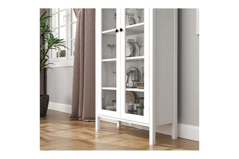 Kelric Bokhylle 83 cm - Natur/Hvit - Oppbevaring - Hyller - Bokhylle