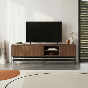 Kenvor TV-benk 180 cm - Milano Walnut, Wood Black, Black - Møbler - Mediamøbel & tv møbel - TV-benk & mediabenk