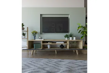 Kollumber TV-benk 180x30 cm - Brun/Antrasitt - Møbler - Mediamøbel & tv møbel - TV-benk & mediabenk