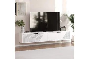 Kulwant TV-benk 180 cm - Hvit - Møbler - Mediamøbel & tv møbel - TV-benk & mediabenk