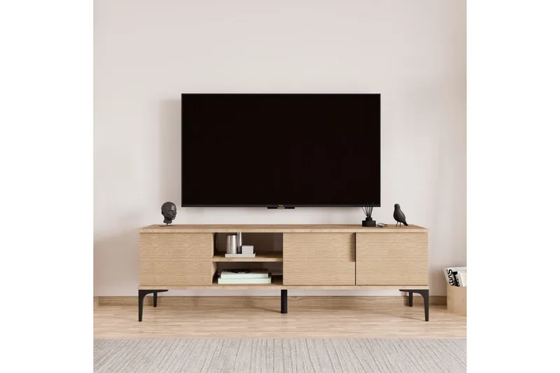 Kunar TV-benk 180 cm, Natur