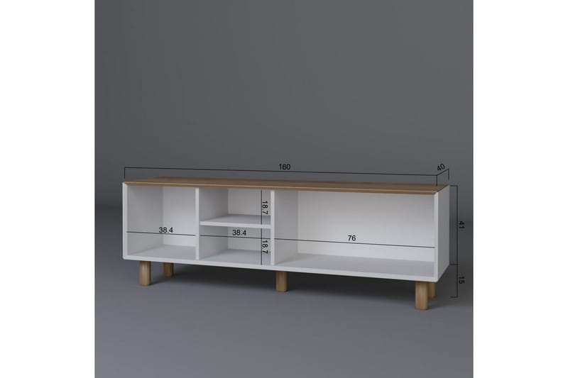 Kuniyoshi TV-benk 160 cm - Eik - Møbler - Mediamøbel & tv møbel - TV-benk & mediabenk