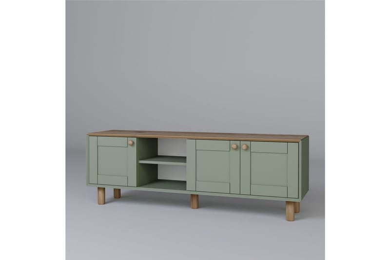 Kuniyoshi TV-benk 160 cm - Grønn - Møbler - Mediamøbel & tv møbel - TV-benk & mediabenk