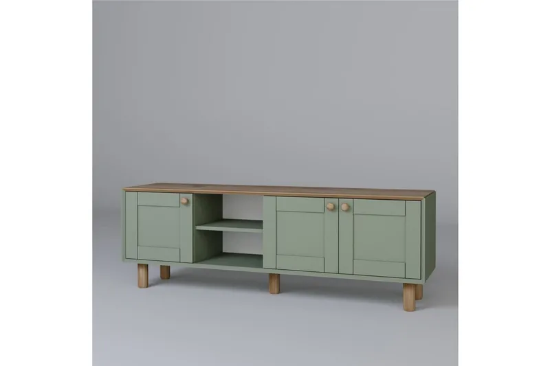 Kuniyoshi TV-benk 160 cm, Grønn