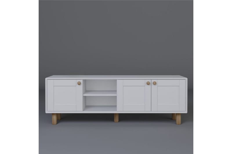 Kuniyoshi TV-benk 160 cm - Hvit - Møbler - Mediamøbel & tv møbel - TV-benk & mediabenk