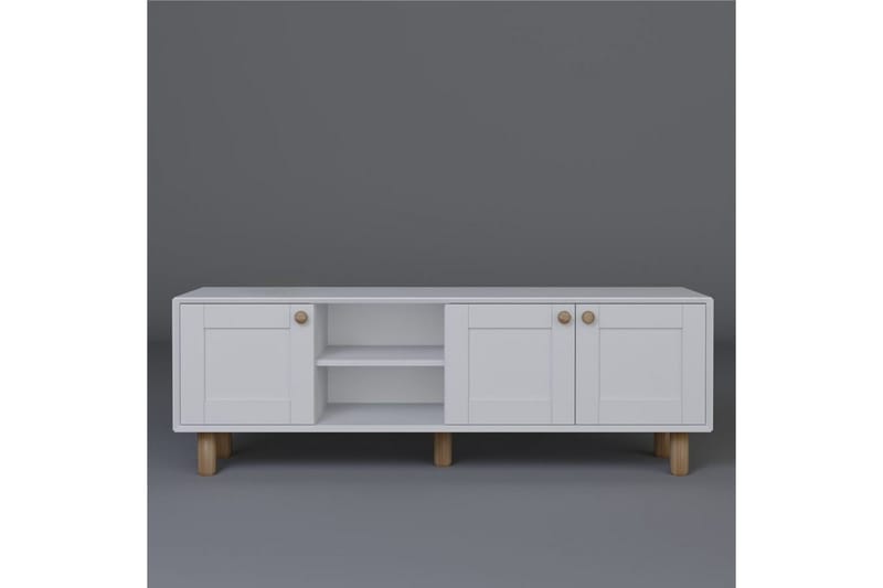 Kuniyoshi TV-benk 160 cm - Hvit - Møbler - Mediamøbel & tv møbel - TV-benk & mediabenk