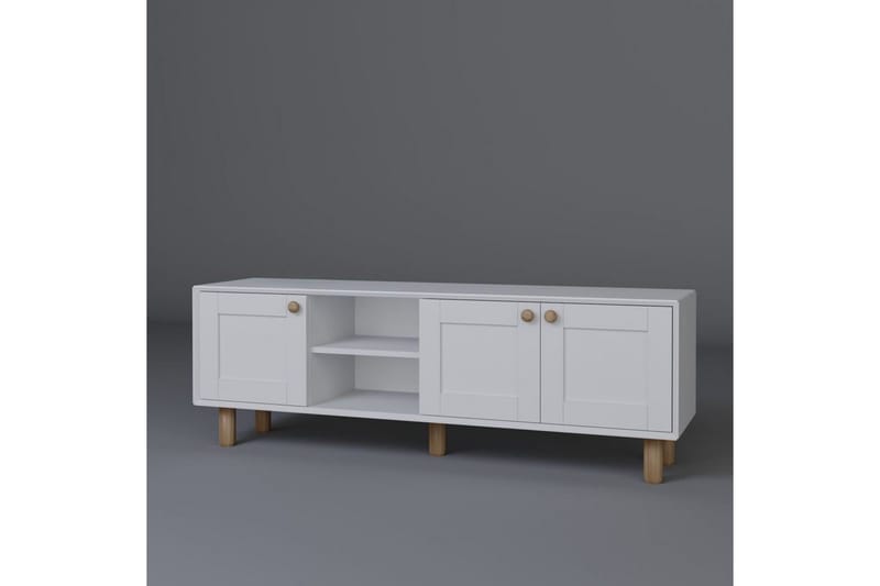 Kuniyoshi TV-benk 160 cm - Hvit - Møbler - Mediamøbel & tv møbel - TV-benk & mediabenk