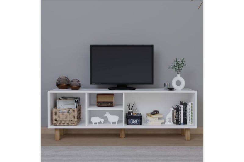 Kuniyoshi TV-benk 160 cm - Hvit - Møbler - Mediamøbel & tv møbel - TV-benk & mediabenk