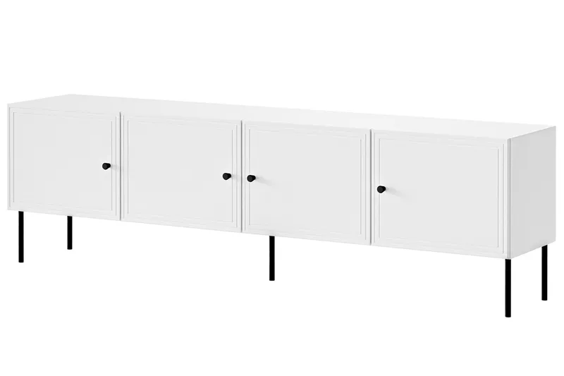 Laholm TV-benk 201 cm, Hvit