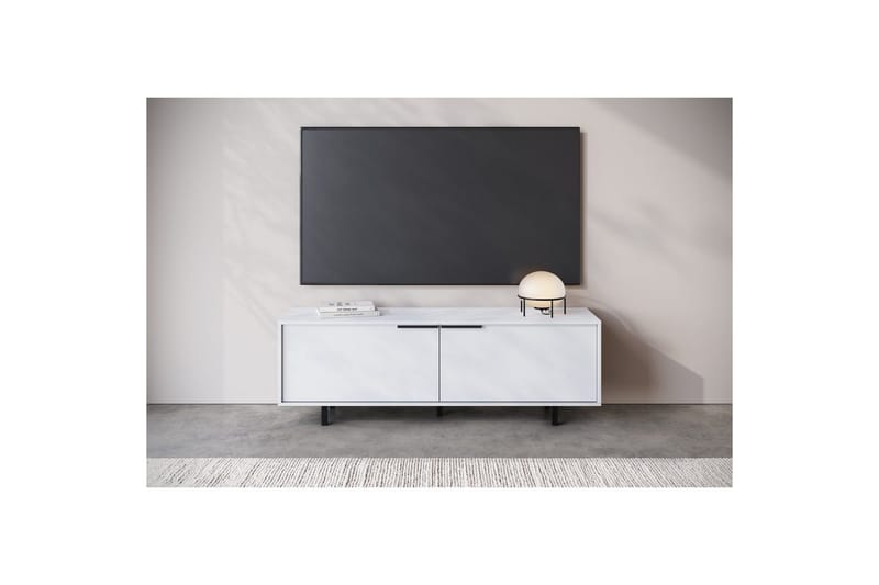 Lavbord Alberto 150x38x50 cm, Hvit - 150x38x50 cm, Hvit - Møbler - Mediamøbel & tv møbel - TV-benk & mediabenk