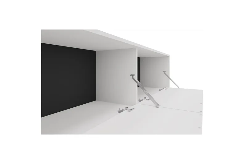 Lavbord Alberto 180x38x50 cm, Hvit - 180x38x50 cm, Hvit - Møbler - Mediamøbel & tv møbel - TV-benk & mediabenk