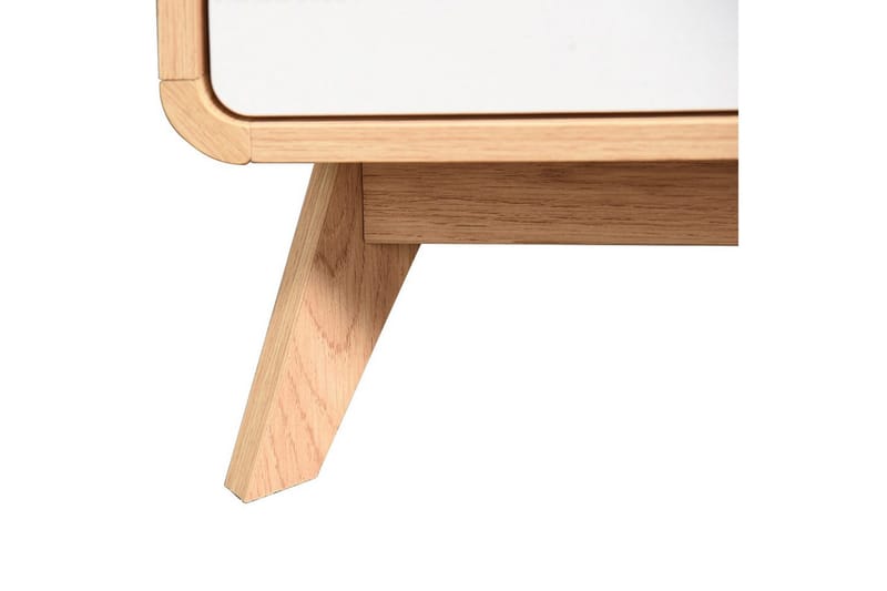 Lavbord Cassie 100x51x40 cm, Eik/Hvit - 100x51x40 cm, Eik/Hvit - Møbler - Mediamøbel & tv møbel - TV-benk & mediabenk